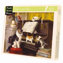 Clase de piano de Ronner-Knip - Puzzle Michèle Wilson