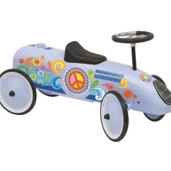 Coche correpasillos de metal Peace and Love - Goki