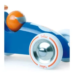 Coche de carreras azul y naranja - Vilac