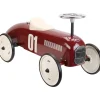 Coche de carreras correpasillos de metal burdeos 76 x 38 x 40 cm - Vilac