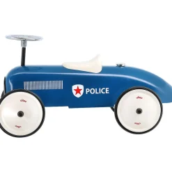 Coche de carreras correpasillos de metal Policía - Vilac