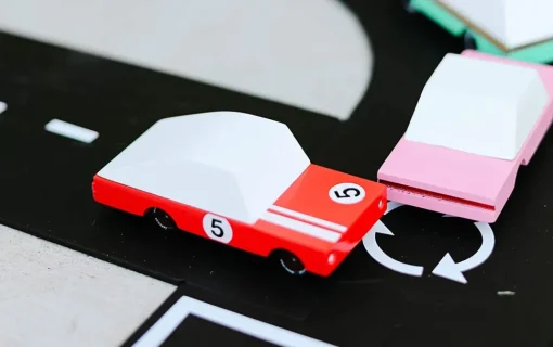 Coche de carreras rojo - Candylab Toys