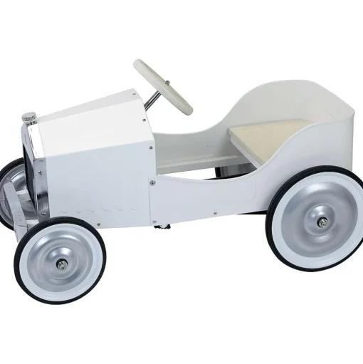 Coche de pedales de metal color marfil - Vilac