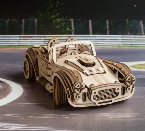 Coche deportivo Cobra Drift modelo mecánico - Ugears
