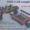 Coche lateral - madera coloreada - Equilibre et aventure