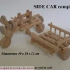 Coche lateral - madera natural - Equilibre et aventure