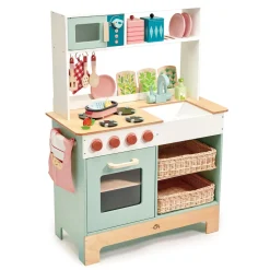 Cocina de madera para niños de 67 x 32,4 x Alt. 91,5 cm - Tender Leaf Toys