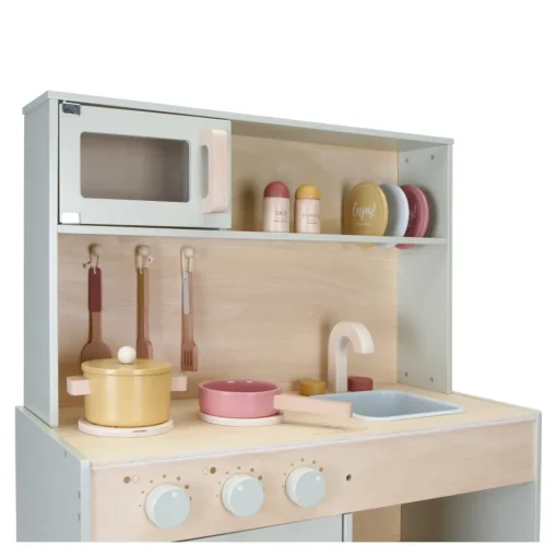Cocina infantil de madera, verde menta - Little Dutch