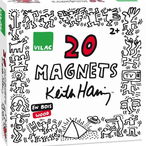 Coffret 20 imanes Keith Haring - Vilac