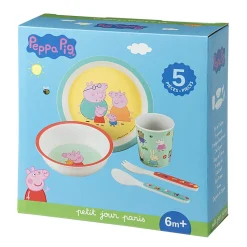 Cofre-regalo para bebé de 5 piezas multicolor - Petit Jour