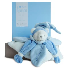 Coleccionista de osos de peluche azul - Doudou et Compagnie