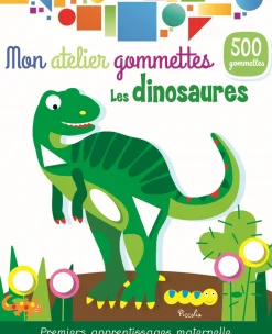 Coloridas pegatinas - dinosaurios - Piccolia