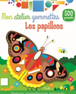 Coloridas pegatinas - Las mariposas - Piccolia