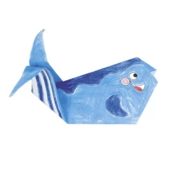 Coloring Origami - Ballena - Fridolin