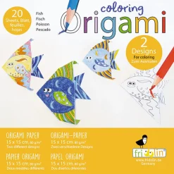 Coloring Origami - Pescado - Fridolin
