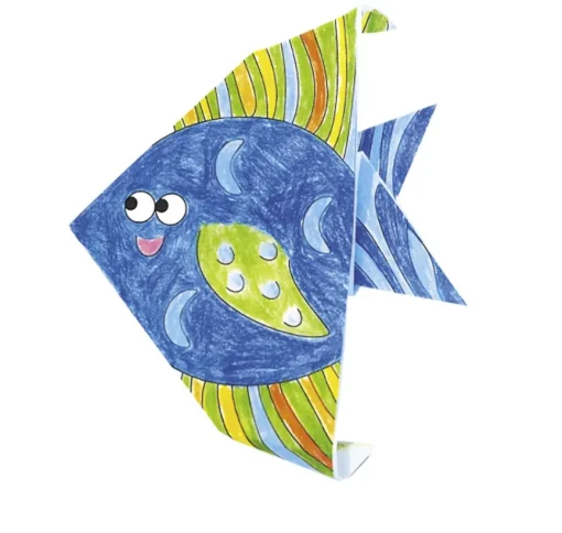Coloring Origami - Pescado - Fridolin