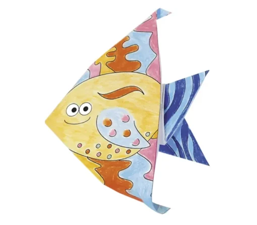 Coloring Origami - Pescado - Fridolin