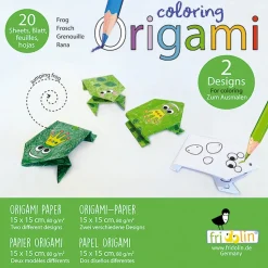 Coloring Origami - Rana - Fridolin