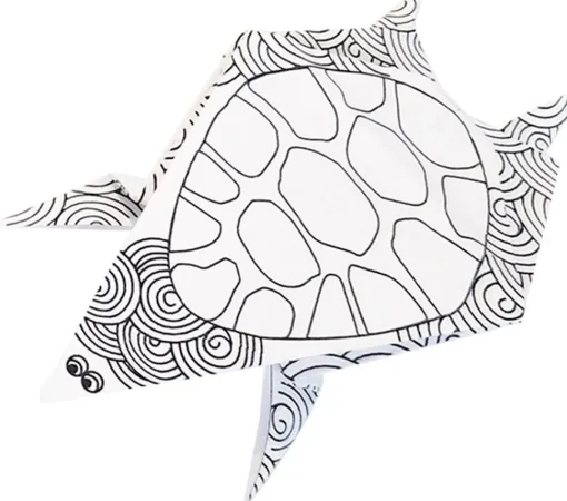 Coloring Origami - Tortuga - Fridolin