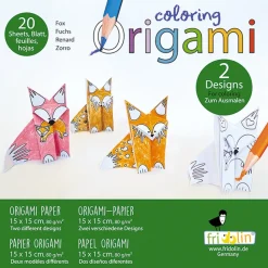 Coloring Origami - Zorro - Fridolin