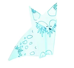 Coloring Origami - Zorro - Fridolin