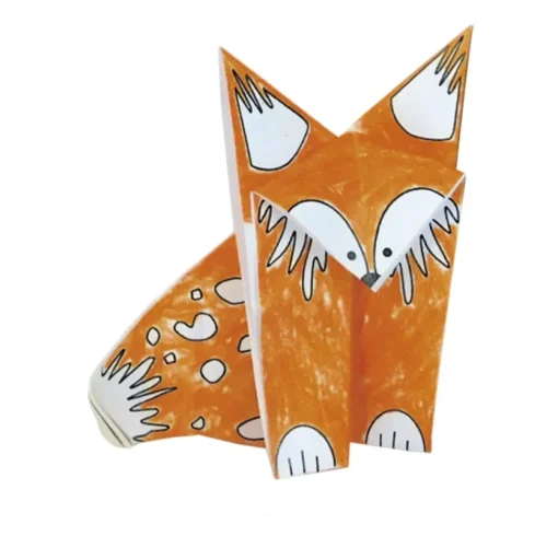 Coloring Origami - Zorro - Fridolin
