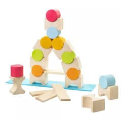 Coloro, bloques de construcción de madera - Selecta