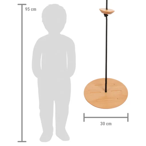Columpio de plato con cuerda para escalar - Small foot company