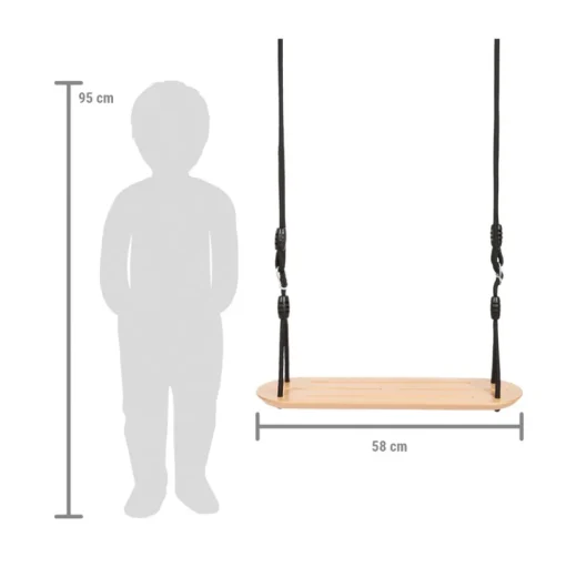Columpio de tabla XL Black Line - Small foot company