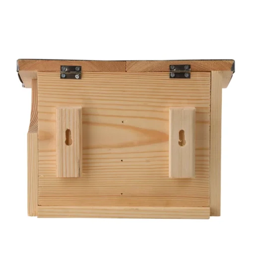 Comedero doble de madera para ardillas - Esschert Design