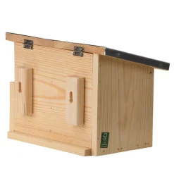 Comedero doble de madera para ardillas - Esschert Design