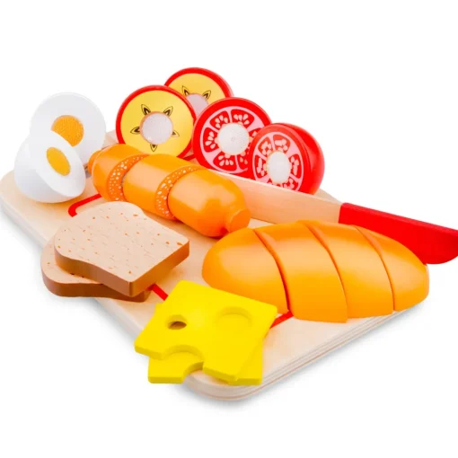 Comida de madera para cortar - New Classic Toys
