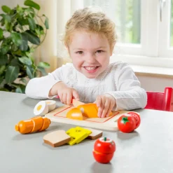 Comida de madera para cortar - New Classic Toys