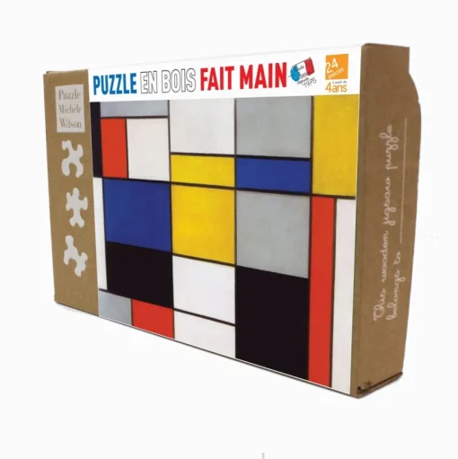 Composición 123 de Mondrian - Puzzle Michèle Wilson