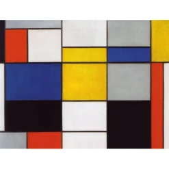 Composición 123 de Mondrian - Puzzle Michèle Wilson