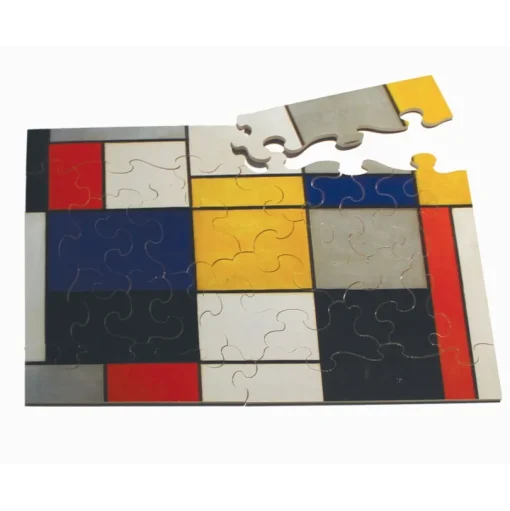 Composición 123 de Mondrian - Puzzle Michèle Wilson