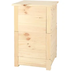 Compostador de lombrices de madera natural - Esschert Design