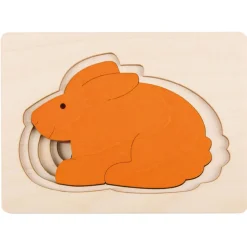 5 conejos en 1 puzzle - Hape Toys