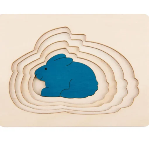 5 conejos en 1 puzzle - Hape Toys