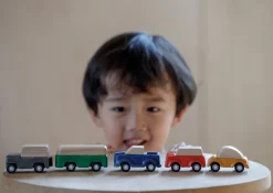 Conjunto de 5 vehículos pequeños - Plan Toys