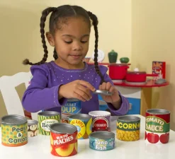 Conjunto de alimentos enlatados de EE.UU. - Melissa & Doug