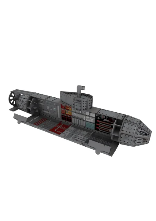 Construir el submarino en 3D - Sassi Junior