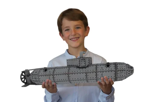 Construir el submarino en 3D - Sassi Junior