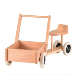 Correpasillos con remolque de madera - Egmont Toys