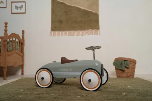 Correpasillos retro roller Olive - Little Dutch