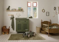 Correpasillos retro roller Olive - Little Dutch