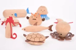 Criaturas marinas de madera - TickiT