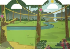 Cuaderno de pegatinas en relieve reposicionables jungla - Melissa & Doug
