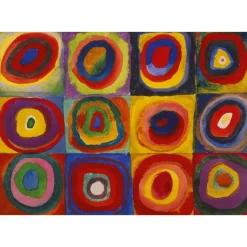 Cuadros con círculos de Kandinsky - Puzzle Michèle Wilson