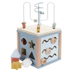 Cubo de actividad de madera Océano - Little Dutch